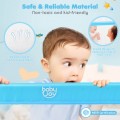 59 Inch Extra Long Folding Breathable Baby Children Toddlers Bed Rail Guard with Safety Strap - Gallery View 9 of 40
