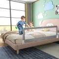59 Inch Extra Long Folding Breathable Baby Children Toddlers Bed Rail Guard with Safety Strap - Gallery View 26 of 40