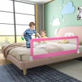 59 Inch Extra Long Folding Breathable Baby Children Toddlers Bed Rail Guard with Safety Strap - Gallery View 36 of 40