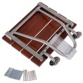 Wall Mount Folding Bath Seat Shower Bench - Gallery View 12 of 13