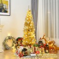 6 Feet Artificial Pencil Christmas Tree with Electroplated Technology - Gallery View 1 of 19