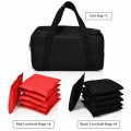 12 Beanbag Black and Red Weather Resistant Bags - Gallery View 10 of 12
