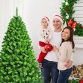4.5/6.5/7.5 Feet Unlit Artificial Christmas Tree with Metal Stand - Gallery View 27 of 31