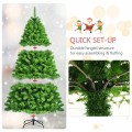 4.5/6.5/7.5 Feet Unlit Artificial Christmas Tree with Metal Stand - Gallery View 31 of 31