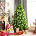 4.5/6.5/7.5 Feet Unlit Artificial Christmas Tree with Metal Stand - Gallery View 22 of 31
