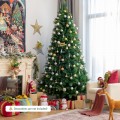 Pre-Lit Christmas Spruce Tree with Tips and Lights - Gallery View 13 of 37