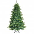 Pre-lit Artificial Hinged Christmas Tree with APP Controlled LED Lights - Gallery View 23 of 42
