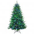Pre-lit Artificial Hinged Christmas Tree with APP Controlled LED Lights - Gallery View 22 of 42
