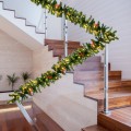 9 Feet Pre-lit Artificial Christmas Garland Red Berries with LED - Gallery View 6 of 11