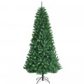 6/7/8 Feet Artificial Christmas Tree with Remote-controlled Color-changing LED Lights - Gallery View 15 of 38