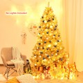 6/7.5 Feet Artificial Tinsel Christmas Tree Hinged with Foldable Stand - Gallery View 18 of 24