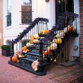 9 Feet Pre-lit Christmas Halloween Garland with 50 Purple LED Lights - Gallery View 9 of 13