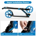 Portable Folding Sports Kick Scooter with LED Wheels