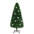 4 Feet LED Optic Artificial Christmas Tree with Snowflakes - Gallery View 30 of 37