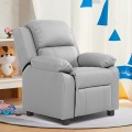 Kids Deluxe Headrest Recliner Sofa Chair with Storage Arms - Gallery View 27 of 31
