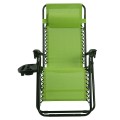 Outdoor Folding Zero Gravity Reclining Lounge Chair with Utility Tray - Gallery View 61 of 101