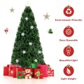 4 Feet LED Optic Artificial Christmas Tree with Snowflakes - Gallery View 32 of 37
