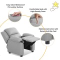 Kids Deluxe Headrest Recliner Sofa Chair with Storage Arms - Gallery View 29 of 31