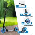 Portable Folding Sports Kick Scooter with LED Wheels