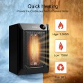 1500 W Remote Control Portable Electric Digital Quartz Space Heater - Gallery View 8 of 11