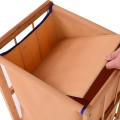 Bamboo Frame Durable Clothes Storage Laundry Hamper - Gallery View 10 of 12