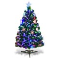 4 Feet LED Optic Artificial Christmas Tree with Snowflakes - Gallery View 17 of 37