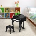Classic 30 Key Grand Wooden Piano with Bench - Gallery View 9 of 16