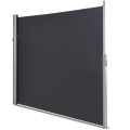 118.5 x 63 Inch Patio Retractable Folding Side Awning Screen Privacy Divider - Gallery View 3 of 11