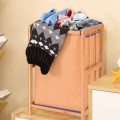 Bamboo Frame Durable Clothes Storage Laundry Hamper - Gallery View 2 of 12