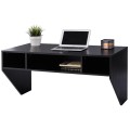 Wall Mounted Floating Computer Table Desk with Storage Shelve - Gallery View 8 of 22
