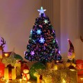 4 Feet LED Optic Artificial Christmas Tree with Snowflakes - Gallery View 15 of 37