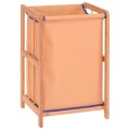 Bamboo Frame Durable Clothes Storage Laundry Hamper - Gallery View 4 of 12