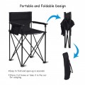 Portable 38 Inch Oversized High Camping Fishing Folding Chair - Gallery View 9 of 12