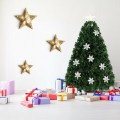 4 Feet LED Optic Artificial Christmas Tree with Snowflakes - Gallery View 16 of 37