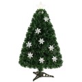 4 Feet LED Optic Artificial Christmas Tree with Snowflakes - Gallery View 11 of 37