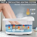 Foot Spa Tub with Bubbles and Electric Massage Rollers for Home Use - Gallery View 2 of 21