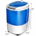 5.5 lbs Portable Semi Auto Washing Machine for Small Space - Gallery View 4 of 12