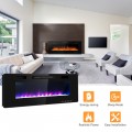 60 Inch Ultra Thin Electric Fireplace with 2 Heat Settings - Gallery View 2 of 15