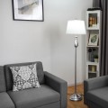 3 Pieces Brushed Nickel Lamp Set - Gallery View 3 of 22