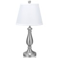 3 Pieces Brushed Nickel Lamp Set - Gallery View 6 of 22
