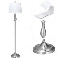 3 Pieces Brushed Nickel Lamp Set - Gallery View 7 of 22