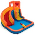 Inflatable Water Bouncer House with Climbing Wall and withour Blower