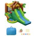 Kids Inflatable Jungle Bounce House Castle including Bag Without Blower - Gallery View 10 of 12