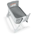 Baby Height Adjustable Bassinet with Washable Mattress