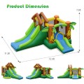 Kids Inflatable Jungle Bounce House Castle including Bag Without Blower - Gallery View 4 of 12