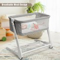 Baby Height Adjustable Bassinet with Washable Mattress - Gallery View 5 of 11