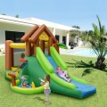 Kids Inflatable Jungle Bounce House Castle including Bag Without Blower - Gallery View 7 of 12