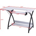 Sewing Craft Table Computer Desk with Adjustable Platform - Gallery View 4 of 11
