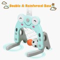Adjustable Kids 3-in-1 Basketball Hoop Set Stand with Balls