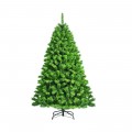 4.5/6.5/7.5 Feet Unlit Artificial Christmas Tree with Metal Stand - Gallery View 24 of 31